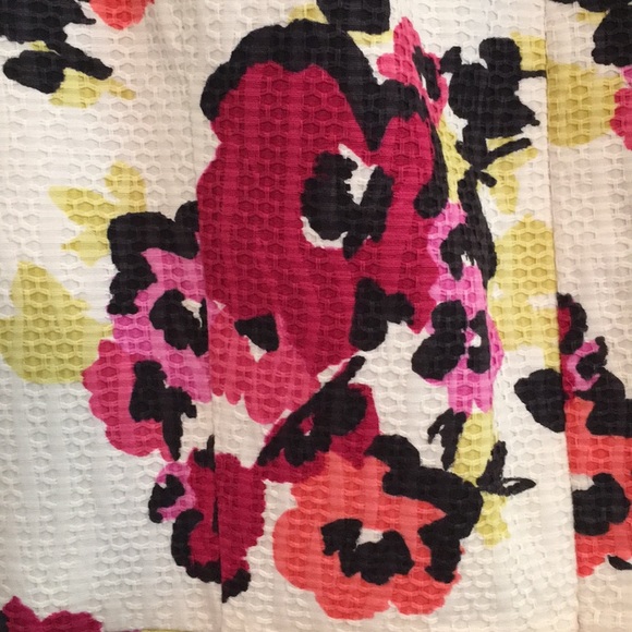 LOFT dress, white with flowers, size 12 - Picture 5 of 6